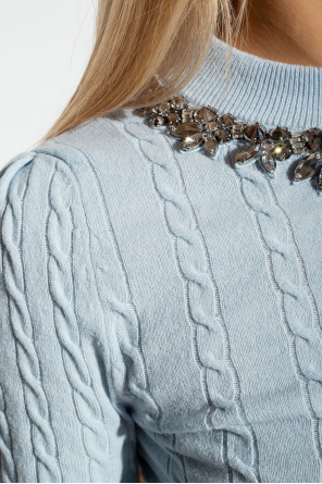 Erdem ‘Dorina’ bomber sweater