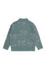 Tiny Cottons BLUE Cardigan with bow motif