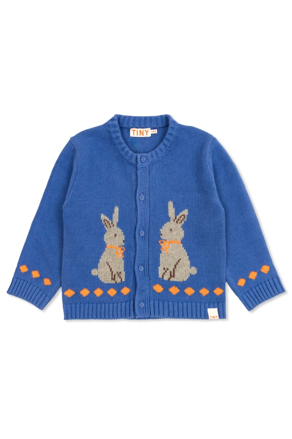 Cardigan with rabbit motif, zdjęcie 1 Cardigan with rabbit motif od Tinycottons