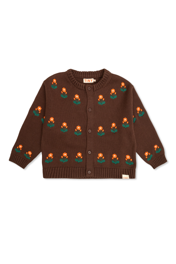 Cardigan with floral motif, zdjęcie 1 Cardigan with floral motif od Tinycottons