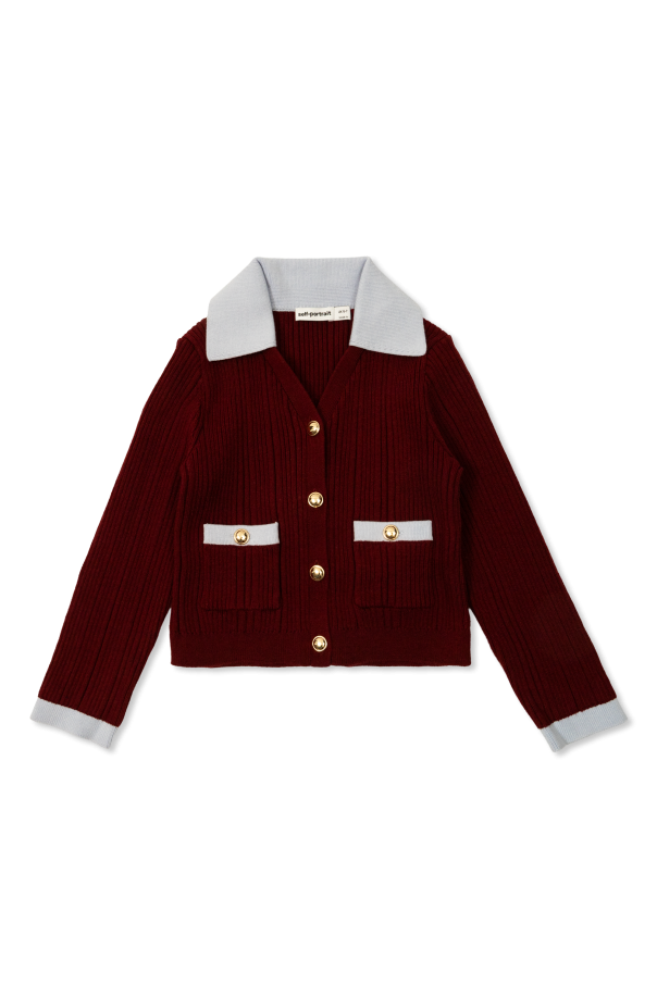 Ribbed cardigan od Self-Portrait Kids
