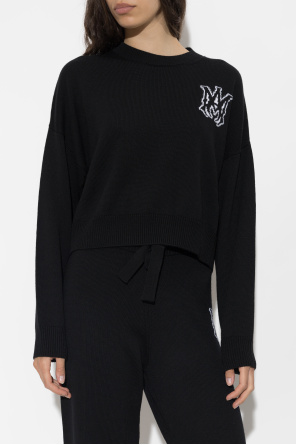Amiri Camisola de lã com logótipo