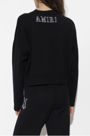 Amiri Camisola de lã com logótipo