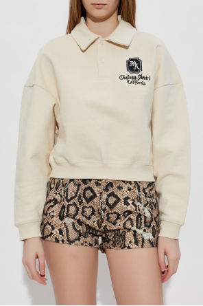 Amiri Polo sweatshirt with logo