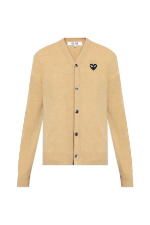 Cárdigan con parche de logo od Comme des Garçons Play
