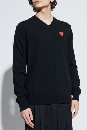 Comme des Garçons Play V-neck jumper