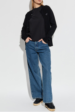Cardigan with logo patch od Comme des Garçons Play