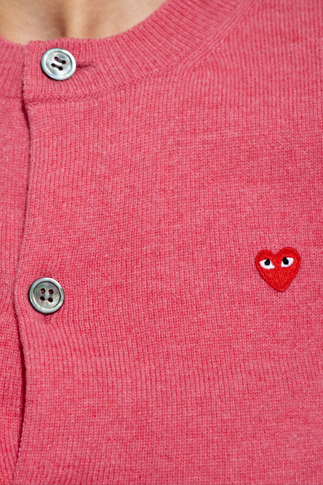 Comme des Garçons Play Button-up Cardigan