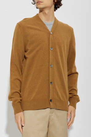 Comme des Garçons Play Wool cardigan with logo patch