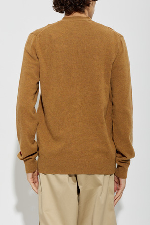 Comme des Garçons Play Wool cardigan with logo patch