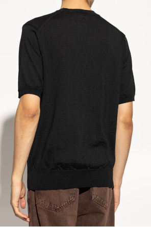 Comme des Garçons Play Woolen V-neck T-shirt