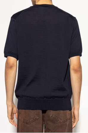 Comme des Garçons Play Wool V-neck T-shirt