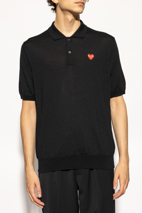 Comme des Garçons Play Wełniane polo