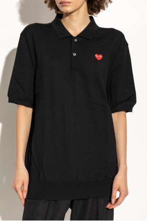 Comme des Garçons Play Wełniane polo