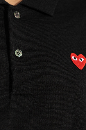 Comme des Garçons Play Wełniane polo