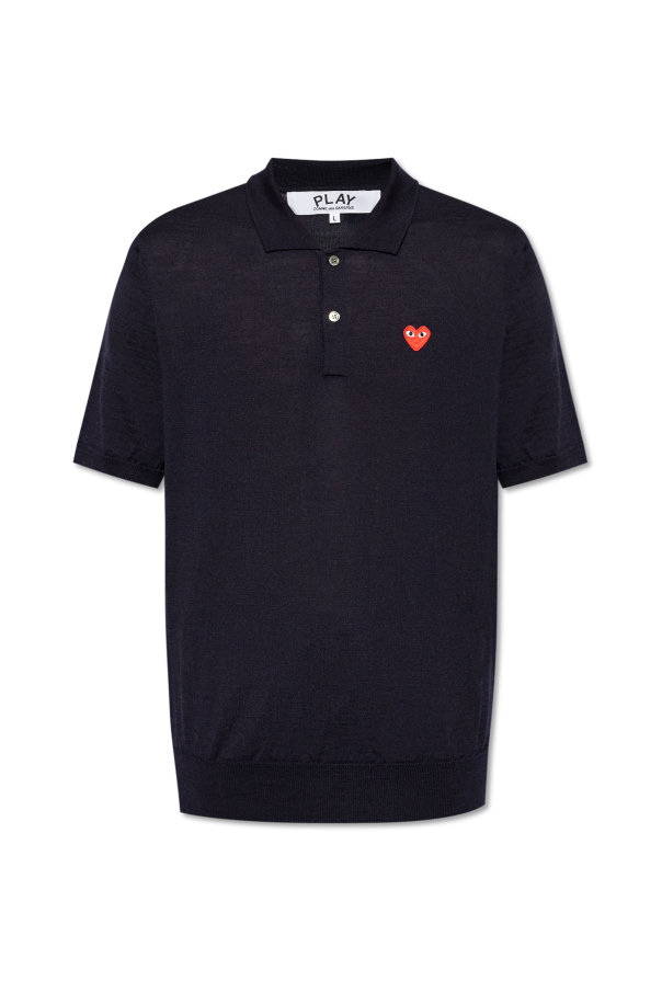 Comme des Garçons Play Wełniane polo