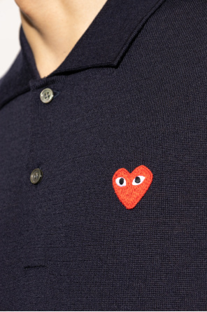 Comme des Garçons Play Wełniane polo