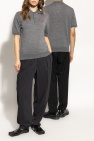 Comme des Garçons Play GREY Wool Polo