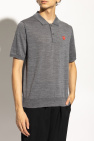 Comme des Garçons Play GREY Wool Polo