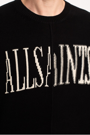 AllSaints ‘Axis’ sweater cashmere with logo