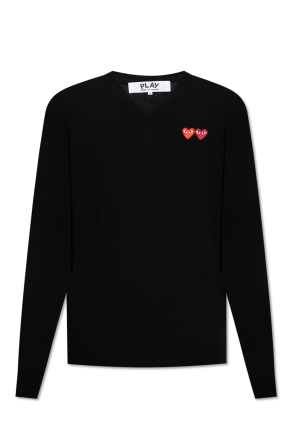 layered over graphic sweatshirts od Comme des Garçons Play