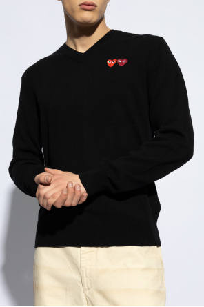Comme des Garçons Play sweater SneakersbeShops with logo