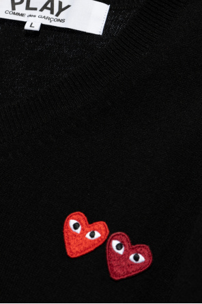 Comme des Garçons Play Sweater Champion with logo