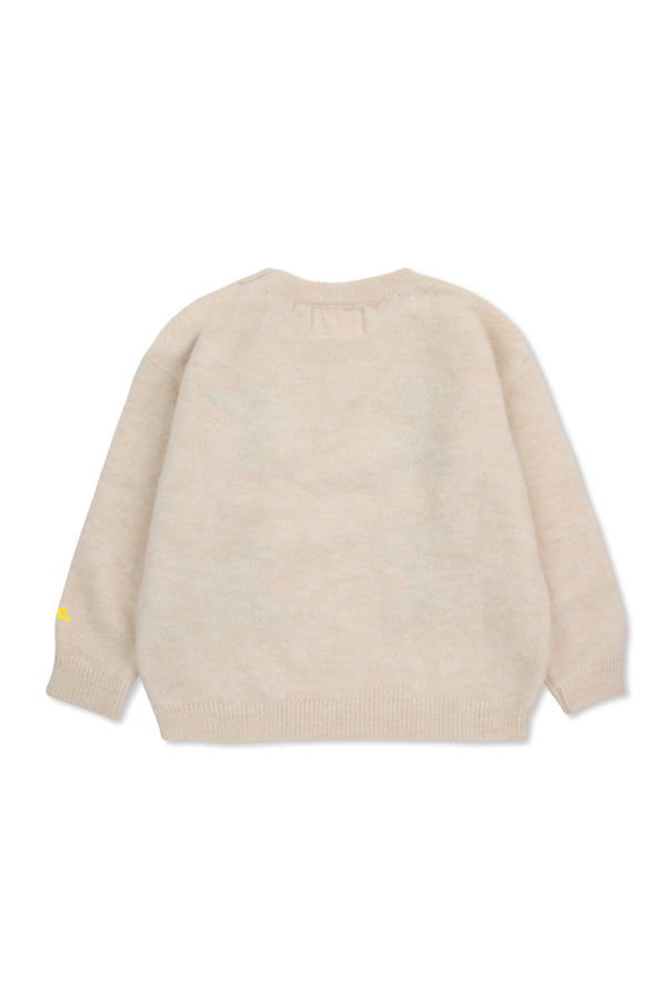 Bobo Choses School sweater with cherry motif