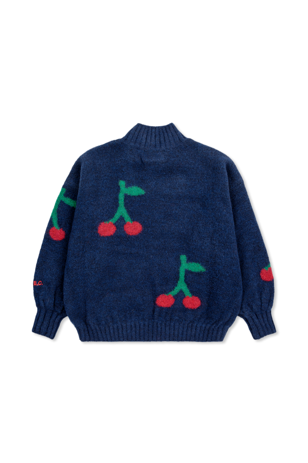 Bobo Choses Sweter z motywem wiśni