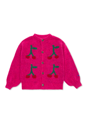 Cherry motif cardigan