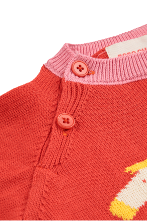 Bobo Choses Baumwollpullover mit Rundhalsausschnitt