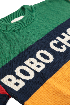 Bobo Choses Cotton sweater with logo