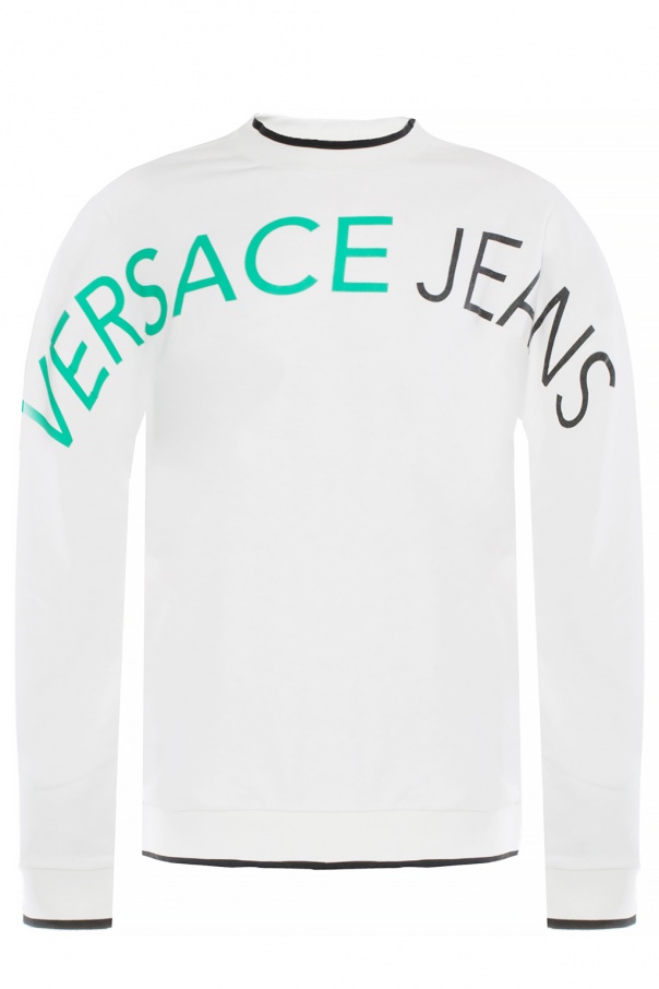 versace jeans sweatshirt white