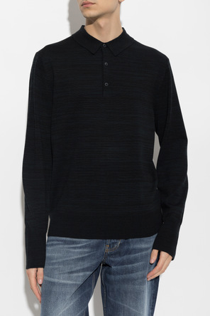 AllSaints '‘Beton’' wool polo