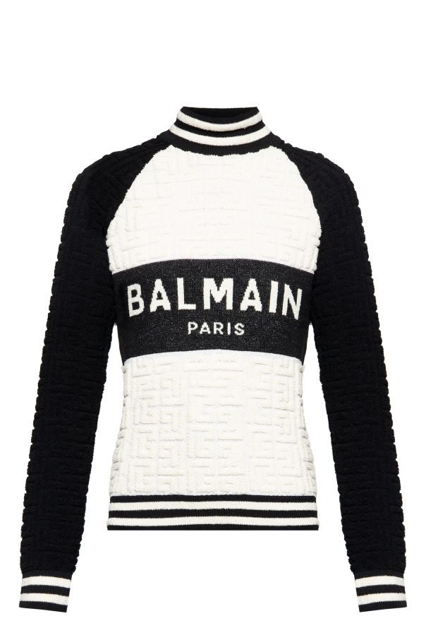 First up, something from brands deemed pioneers of winter technology, namely od Balmain