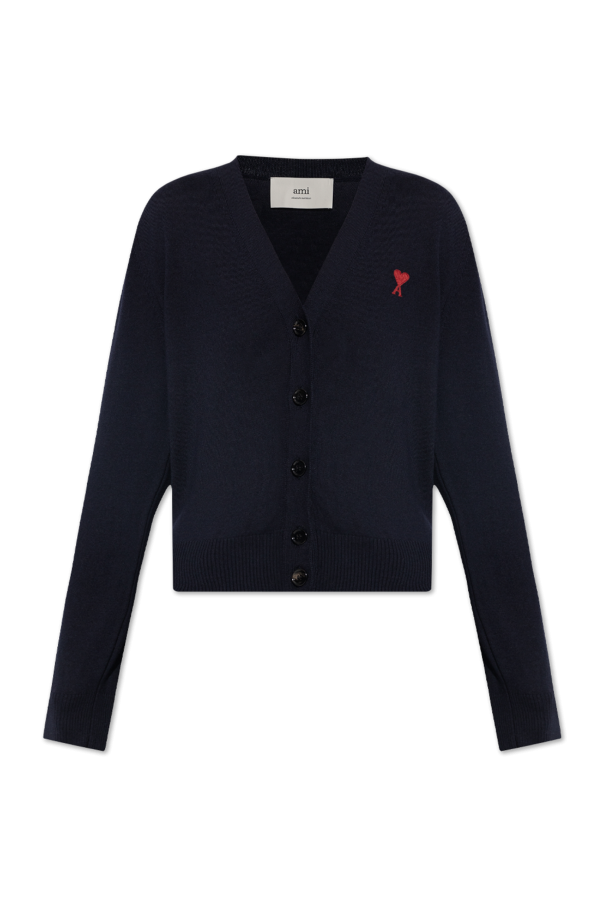 Ami Alexandre Mattiussi Wool Cardigan