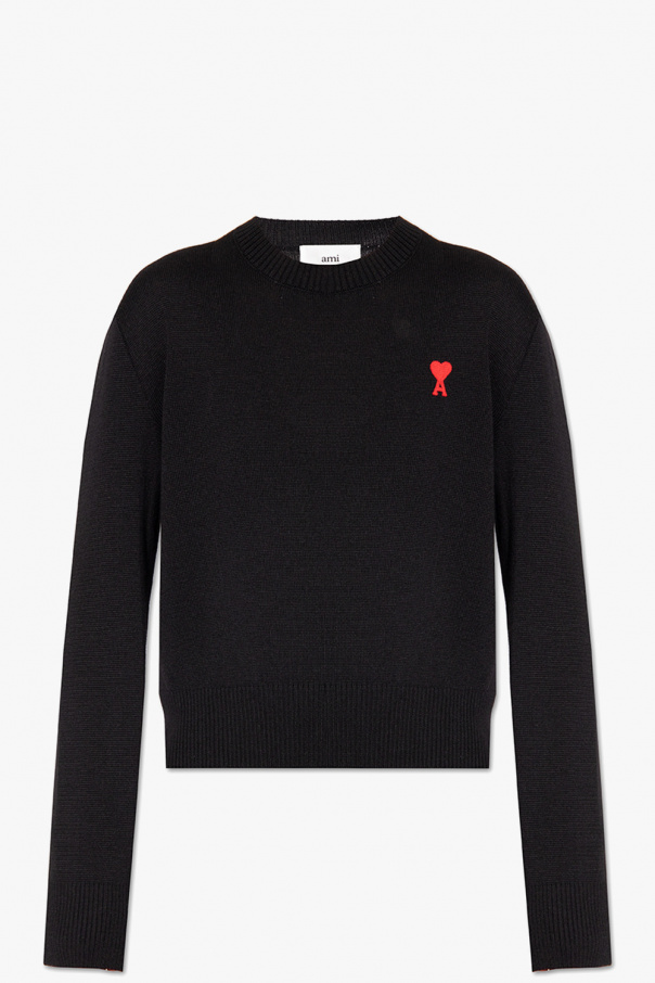 Ami Alexandre Mattiussi Wool sweater Level-up with logo