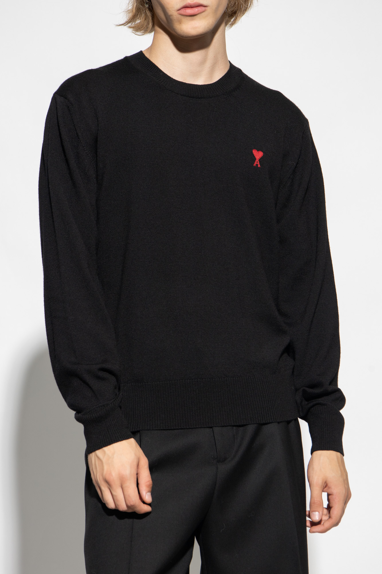 Ami Alexandre Mattiussi Wool sweater with logo