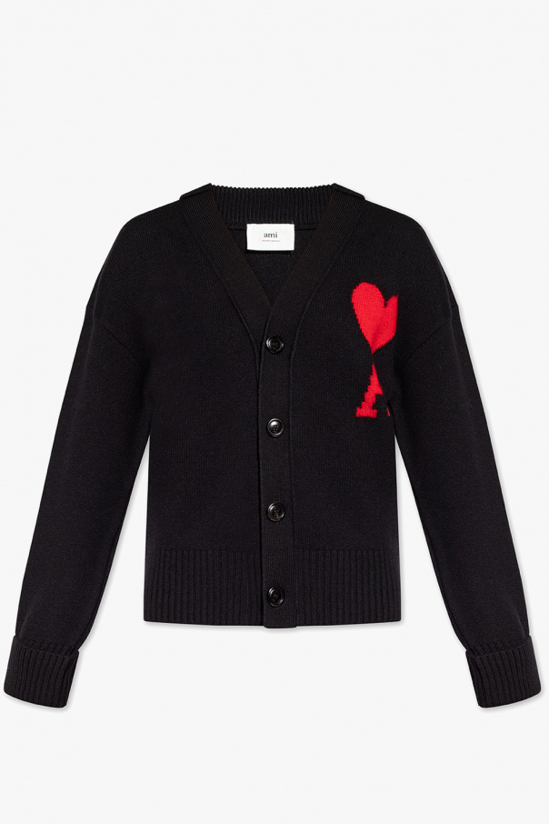 head-worn childrens sweatshirt from Karl Lagerfeld x Smiley collection Wool cardigan with logo