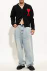 Ami Alexandre Mattiussi Cardigan with logo