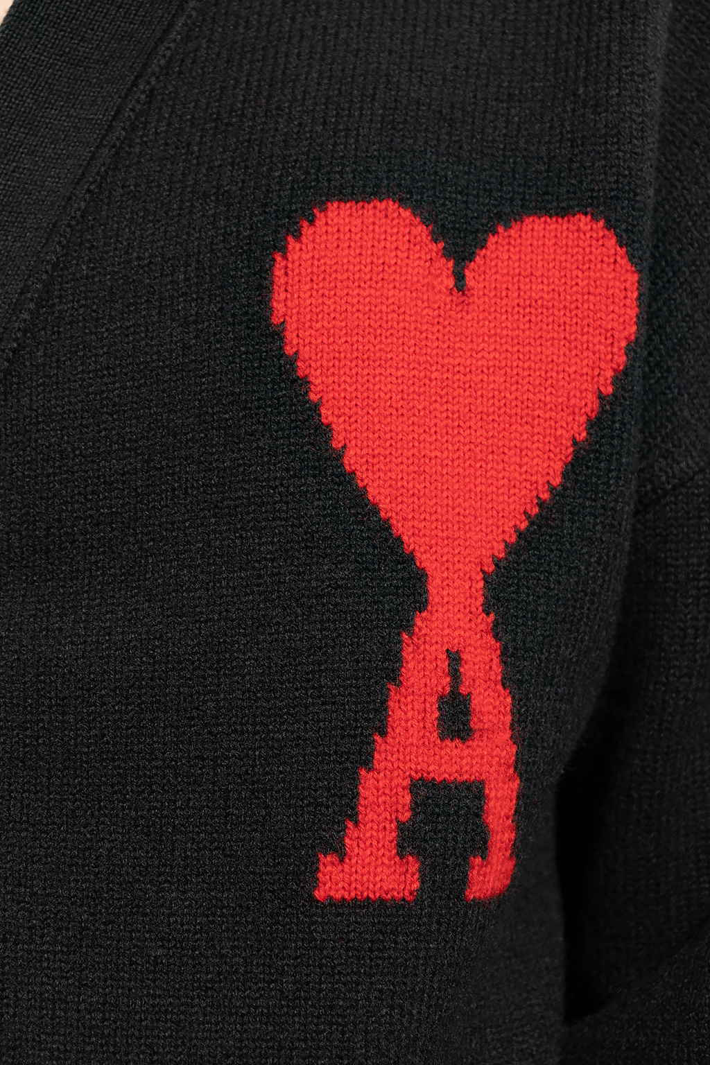 Ami Alexandre Mattiussi Cardigan with logo