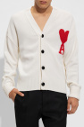 Ami Alexandre Mattiussi WHITE Cardigan with logo
