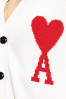 Ami Alexandre Mattiussi WHITE Cardigan with logo