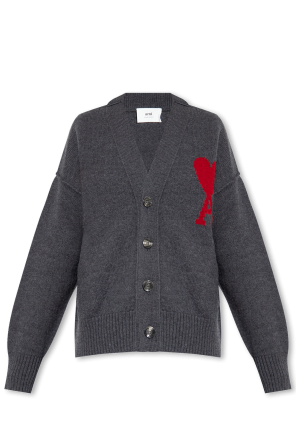 Cardigan with logo