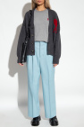 Ami Alexandre Mattiussi GREY Cardigan with logo