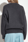 Ami Alexandre Mattiussi GREY Cardigan with logo