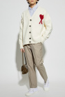 Ami Alexandre Mattiussi WHITE Cardigan with logo