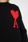 Ami Alexandre Mattiussi BLACK Sweater with logo