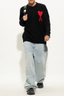 Ami Alexandre Mattiussi BLACK Sweater with logo