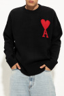 Ami Alexandre Mattiussi BLACK Sweater with logo